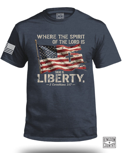 Spirit of the Lord Liberty 2 Corinthians T-shirt product