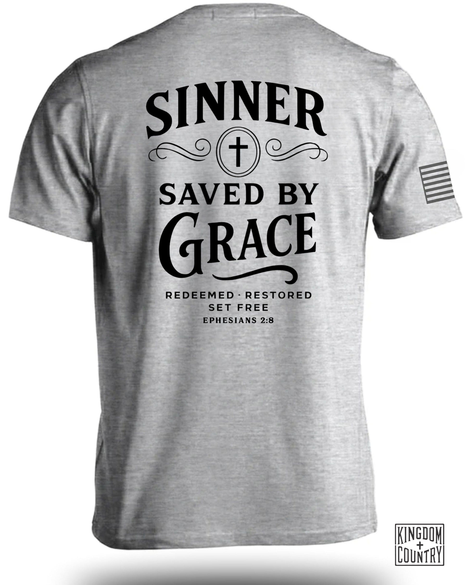 Sinner Saved By Grace Redeemed Restored Set Free product type