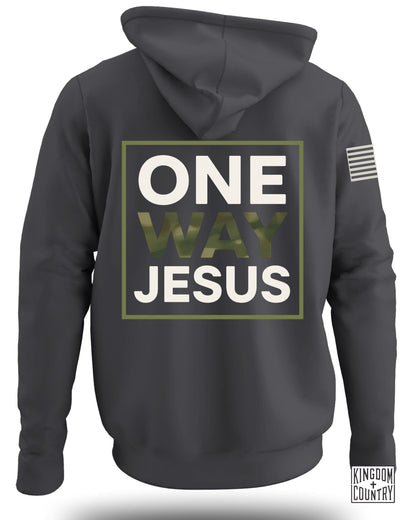 ONE WAY JESUS Graphic Hoodie product