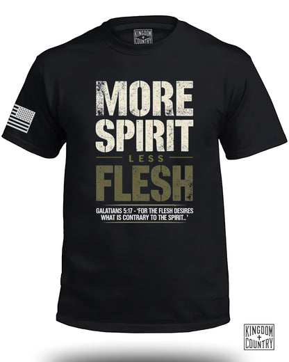 More Spirit Less Flesh Graphic T-shirt product