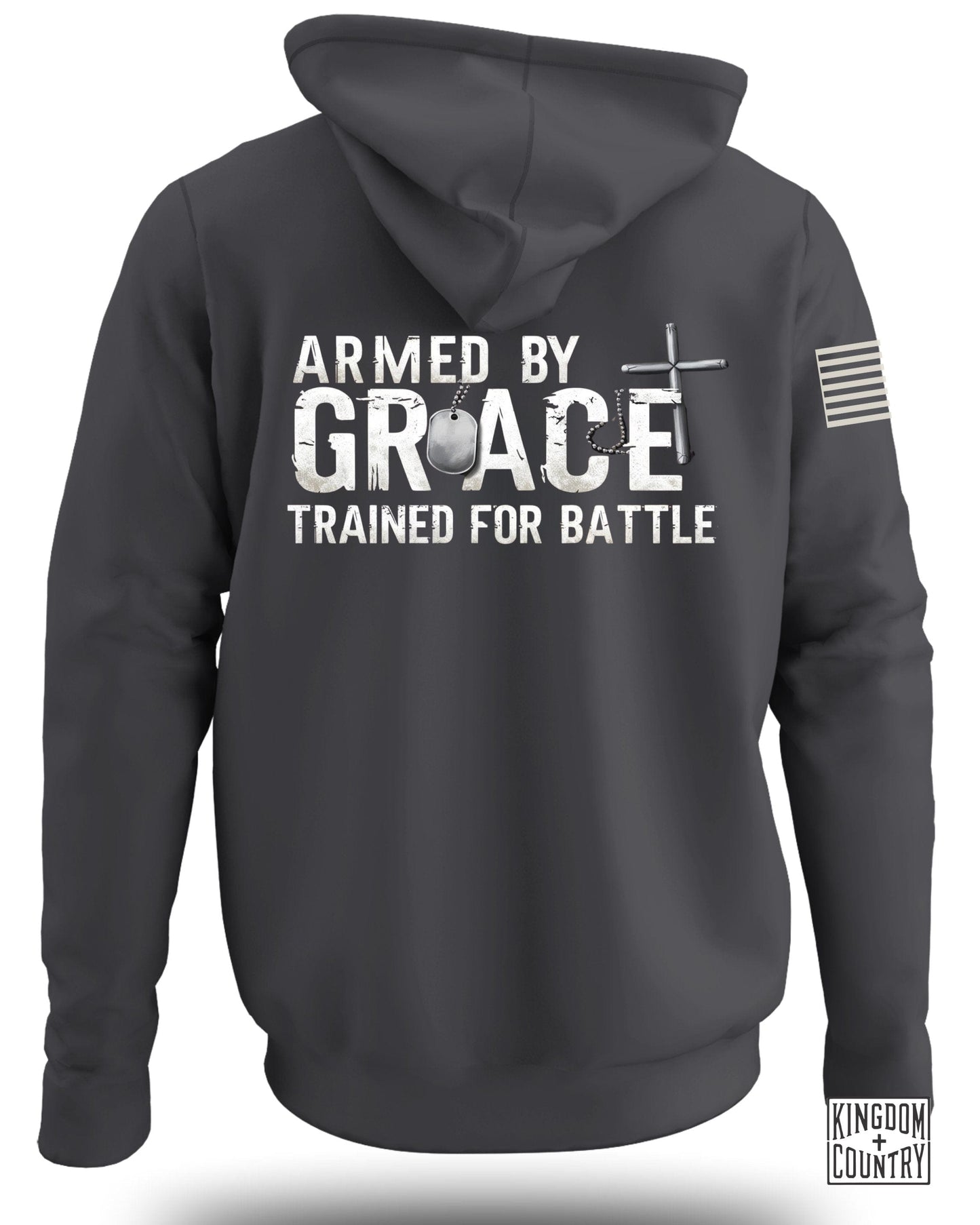 Armed by Grace Trained for Battle Hoodie product