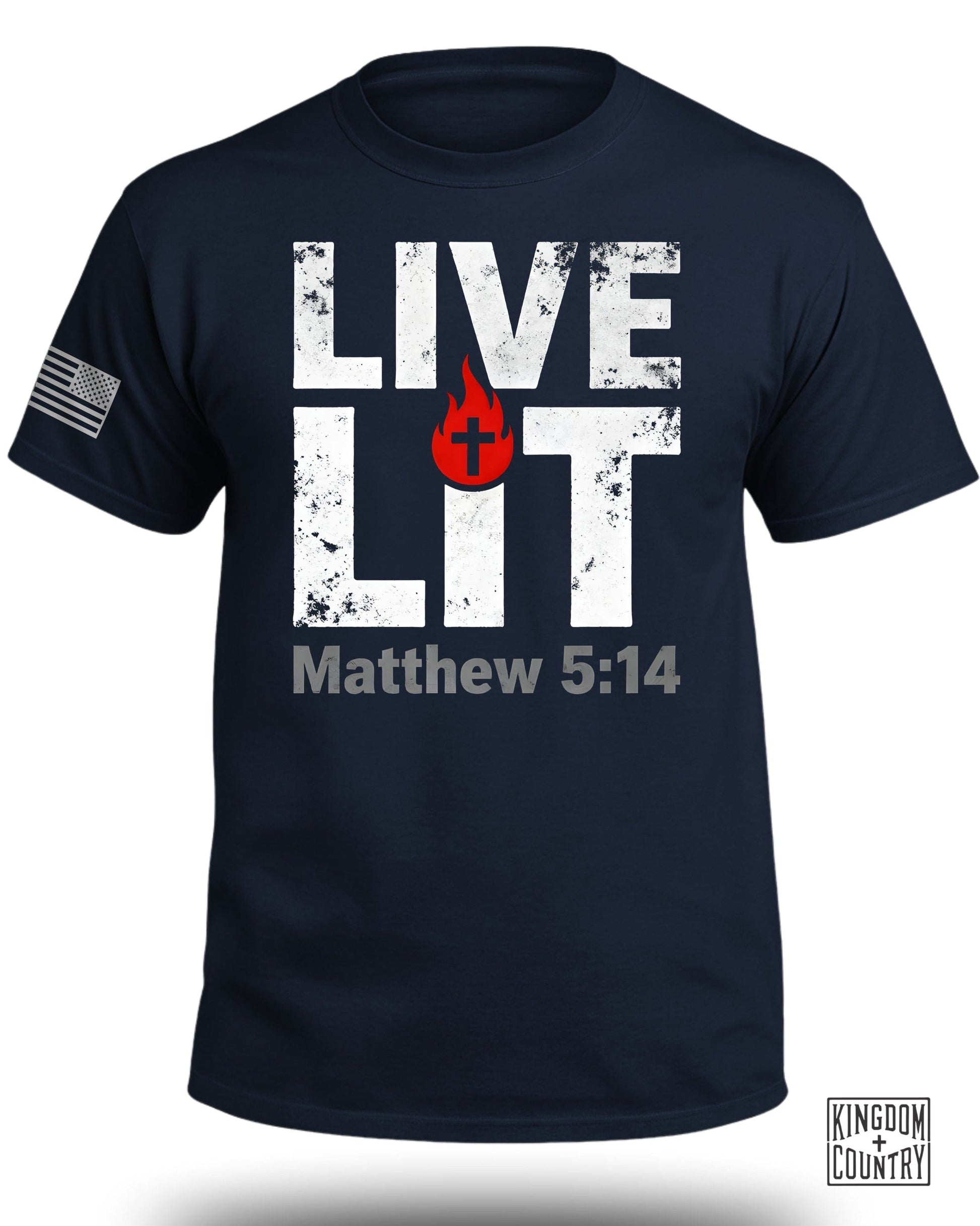 Live Lit Matthew 5 14 Graphic Shirt Clothing Product