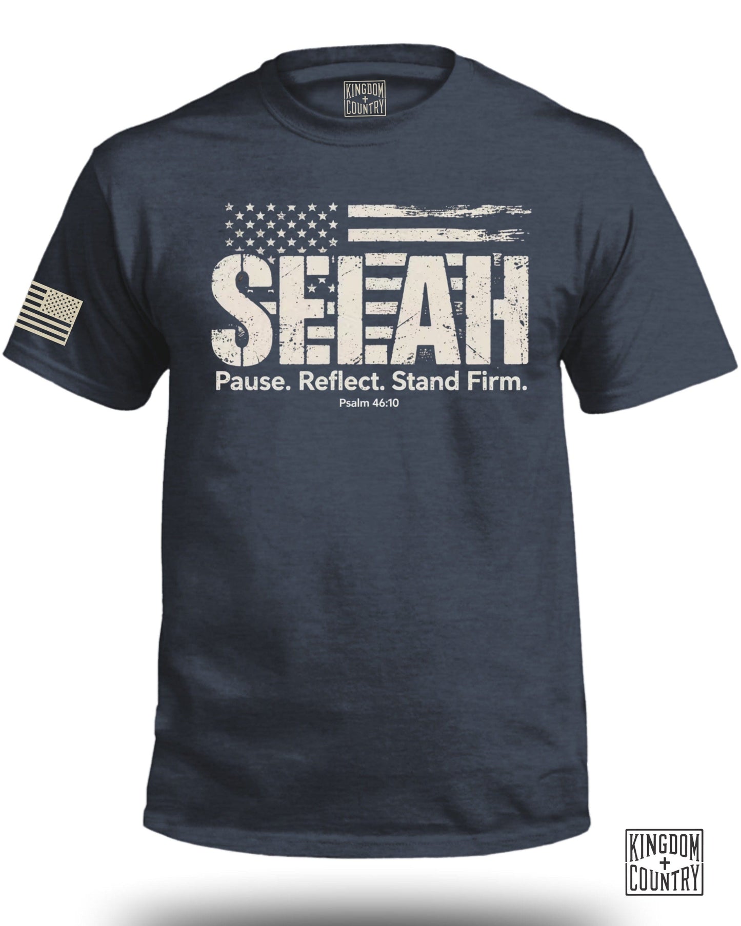 Pause Reflect Stand Firm Message T-shirt product type