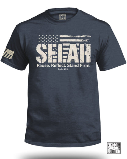 Pause Reflect Stand Firm Message T-shirt product type