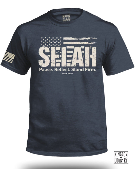 Pause Reflect Stand Firm Message T-shirt product type