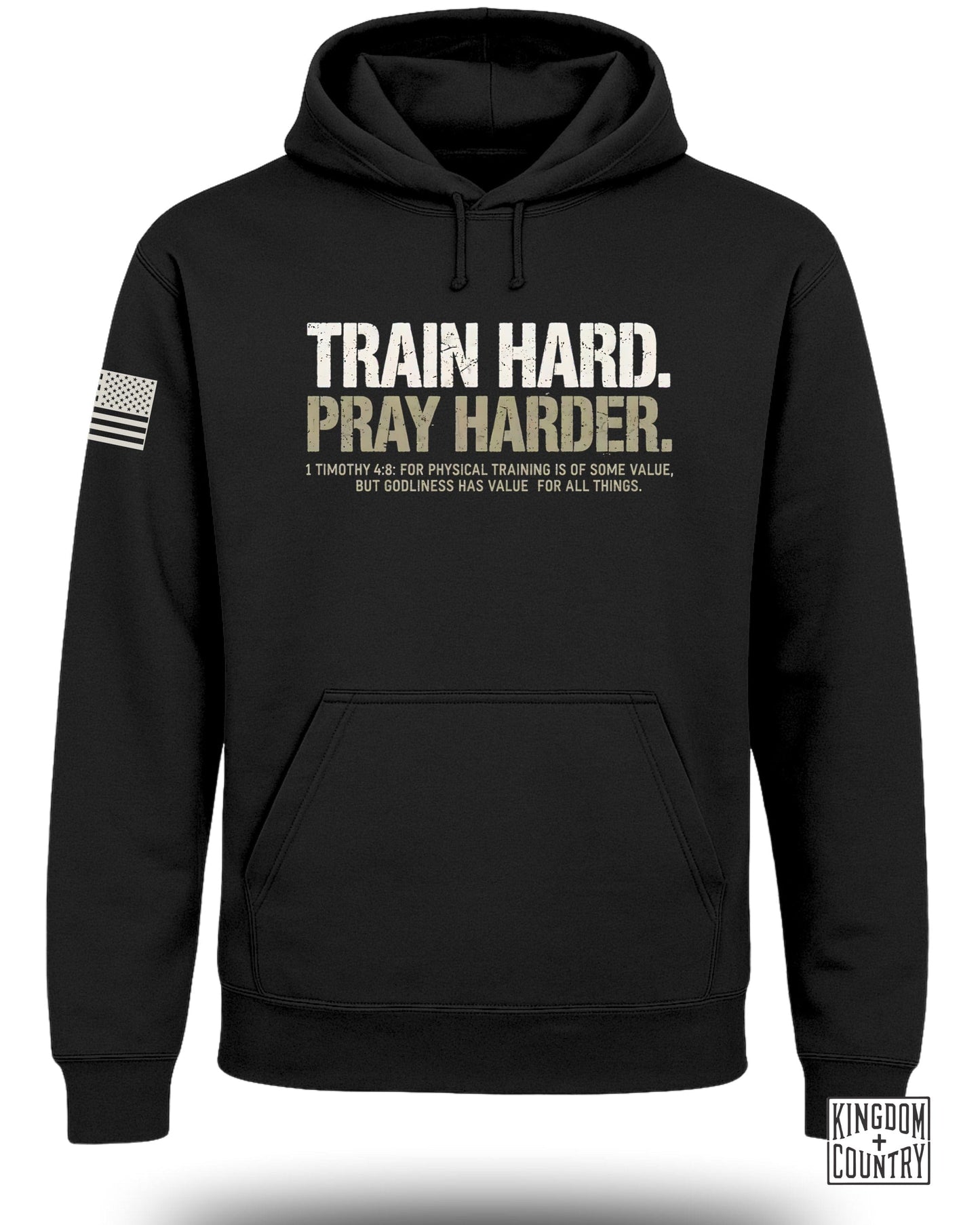 Train Hard Pray Harder Graphic Hoodie product