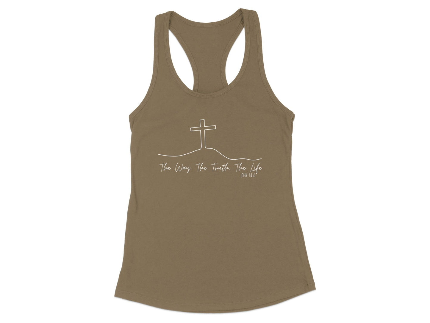 The Way The Truth The Life John 14:6 Racerback Tank product