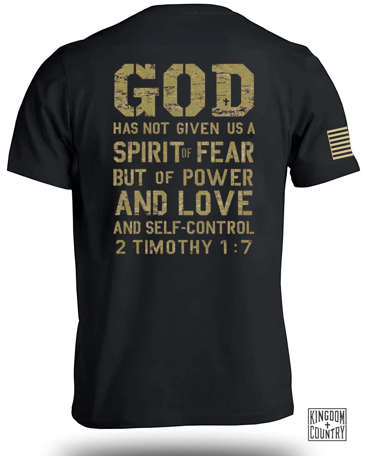Inspirational Religious Message Black T-Shirt product type