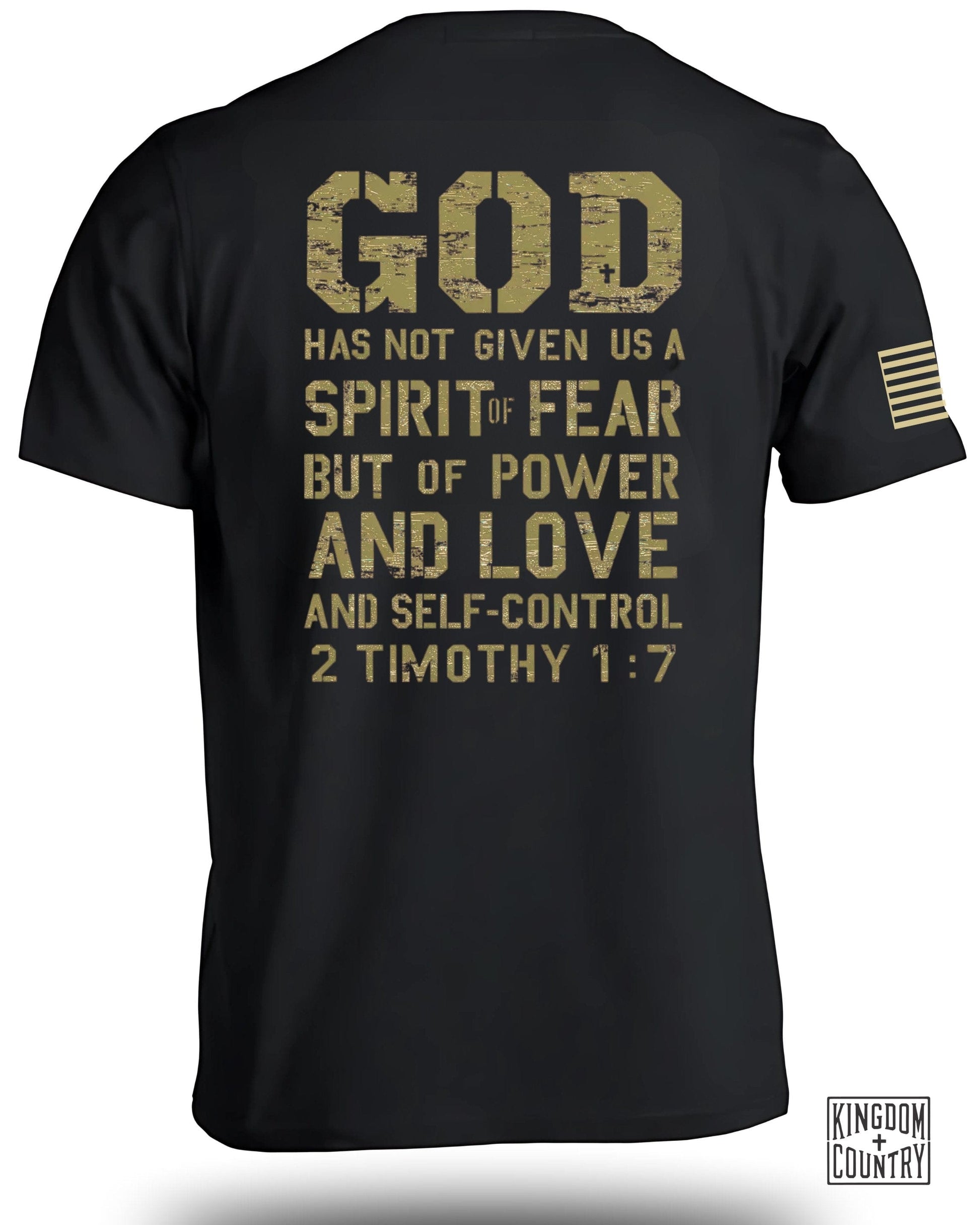 Inspirational Religious Message Black T-Shirt product type
