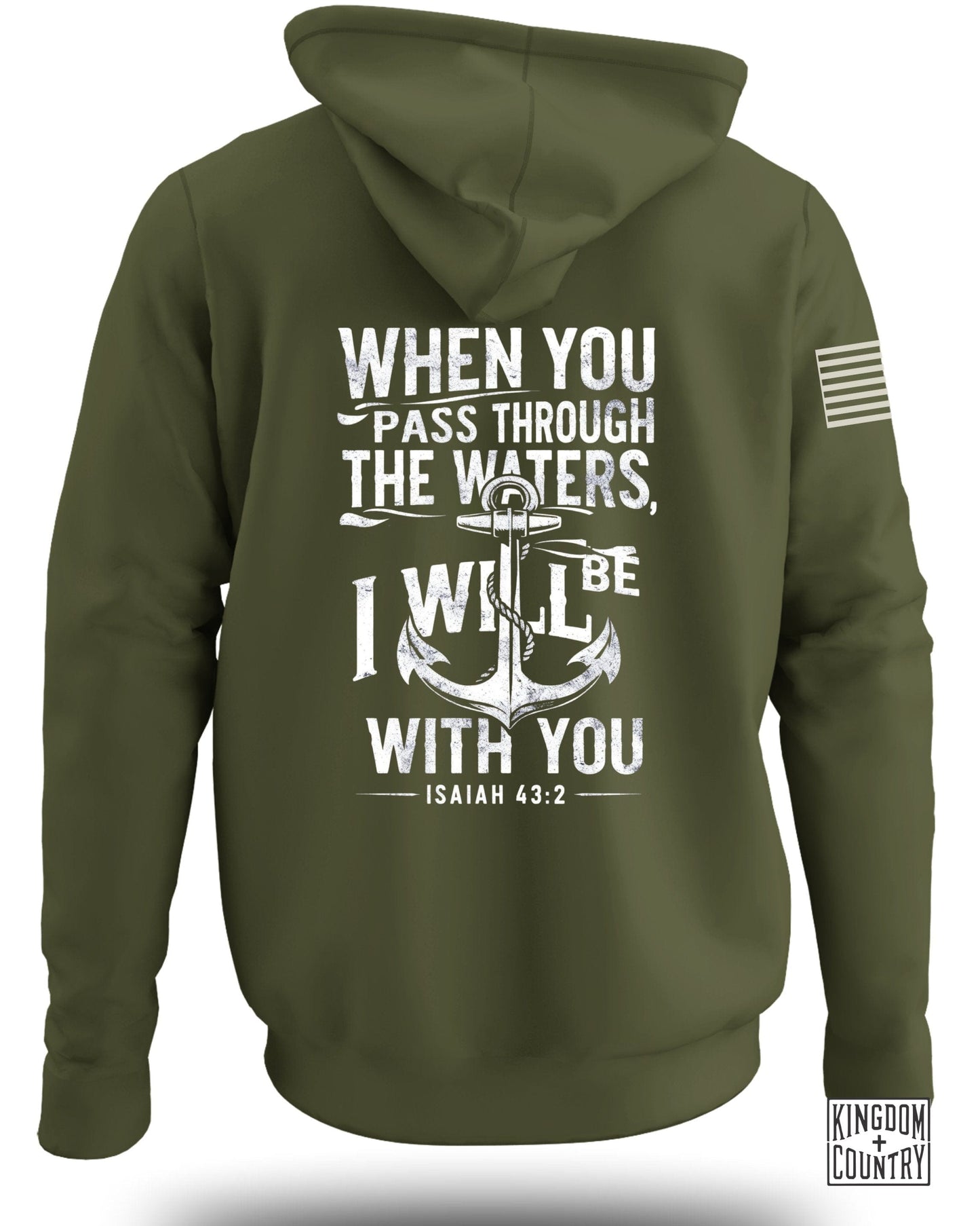 When You Pass Through Waters I Will Be With You Hoodie