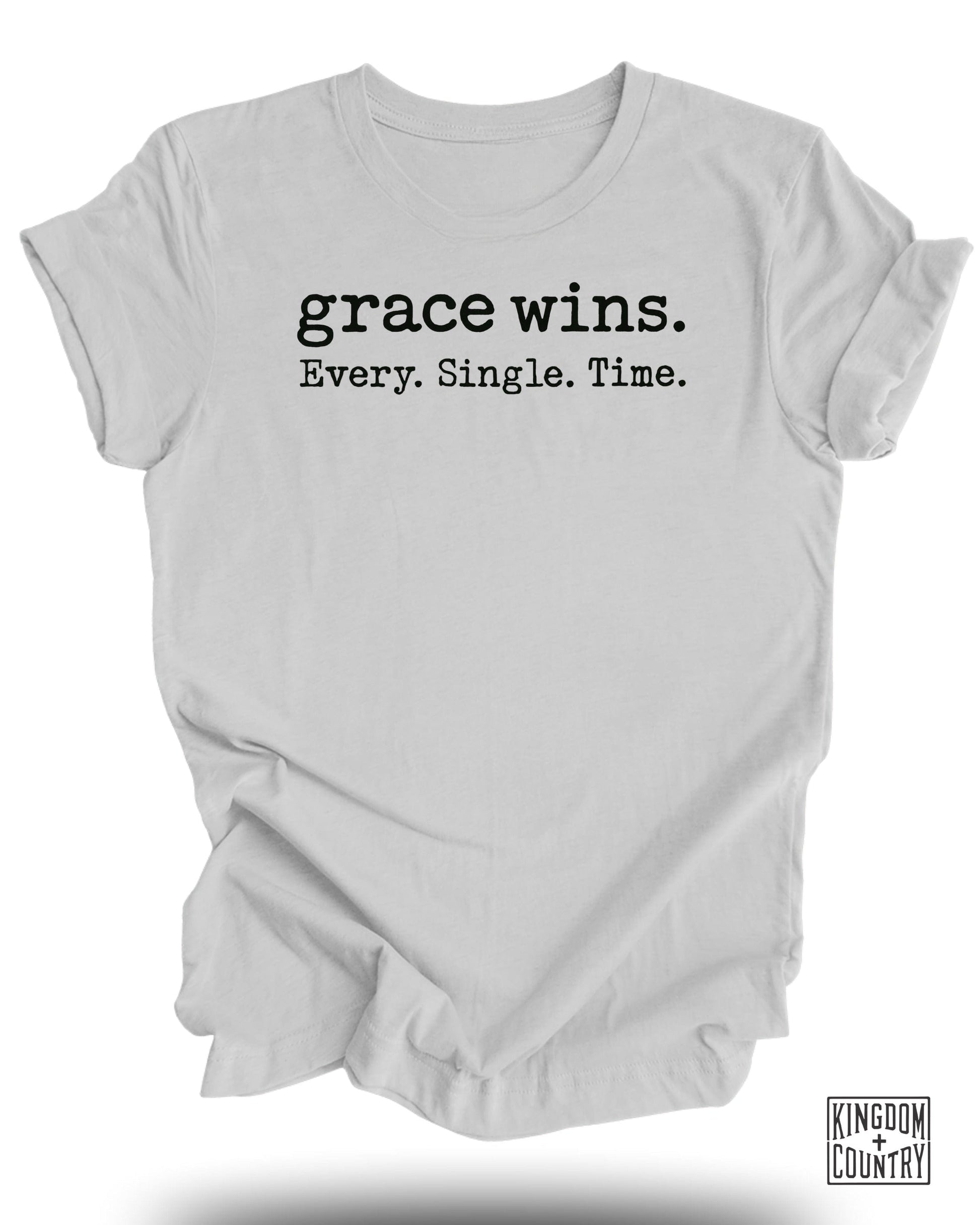 Grace Wins Every Single Time Graphic T-Shirt product type