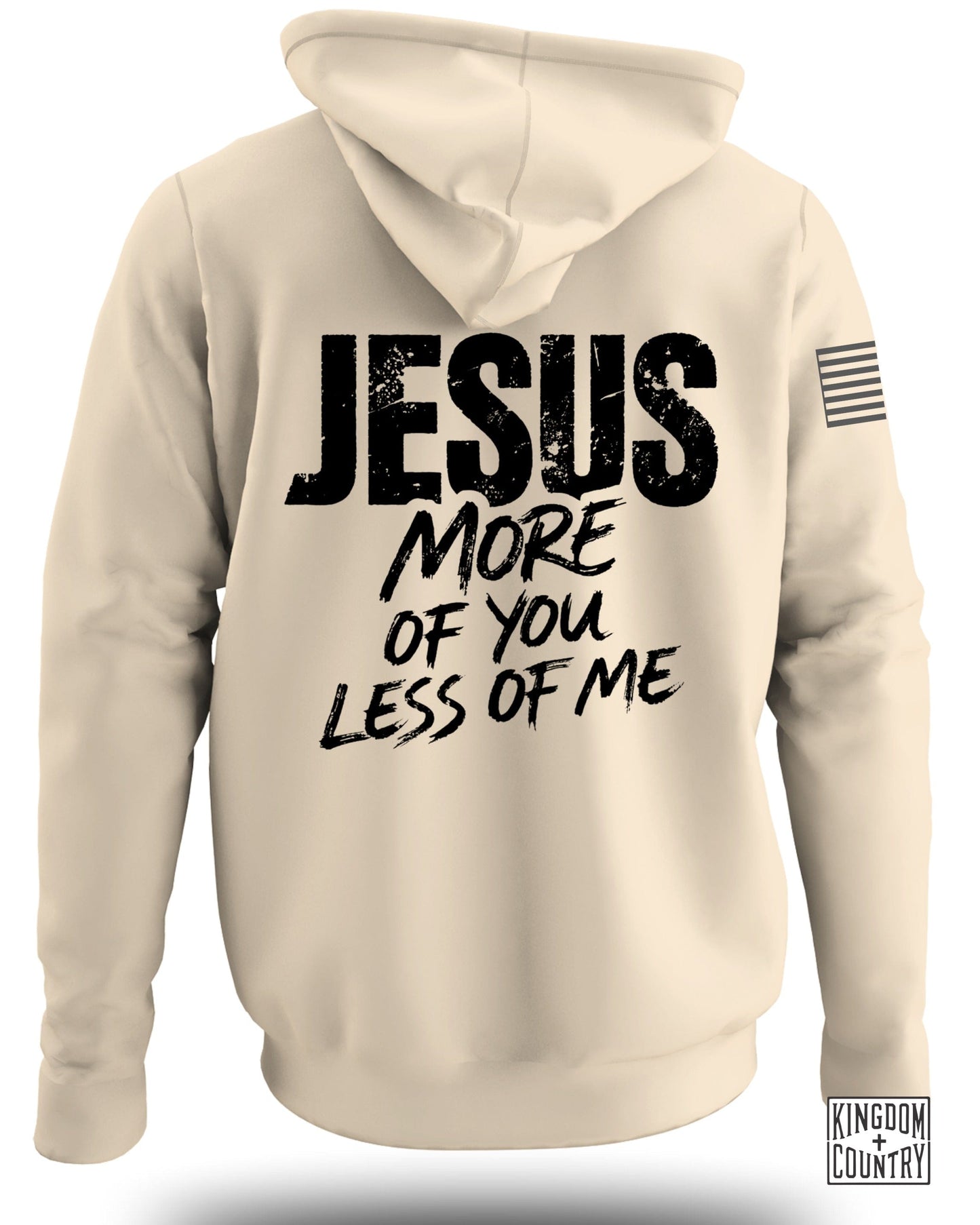 JESUS MORE OF YOU LESS OF ME Hoodie for Faithful Shoppers
