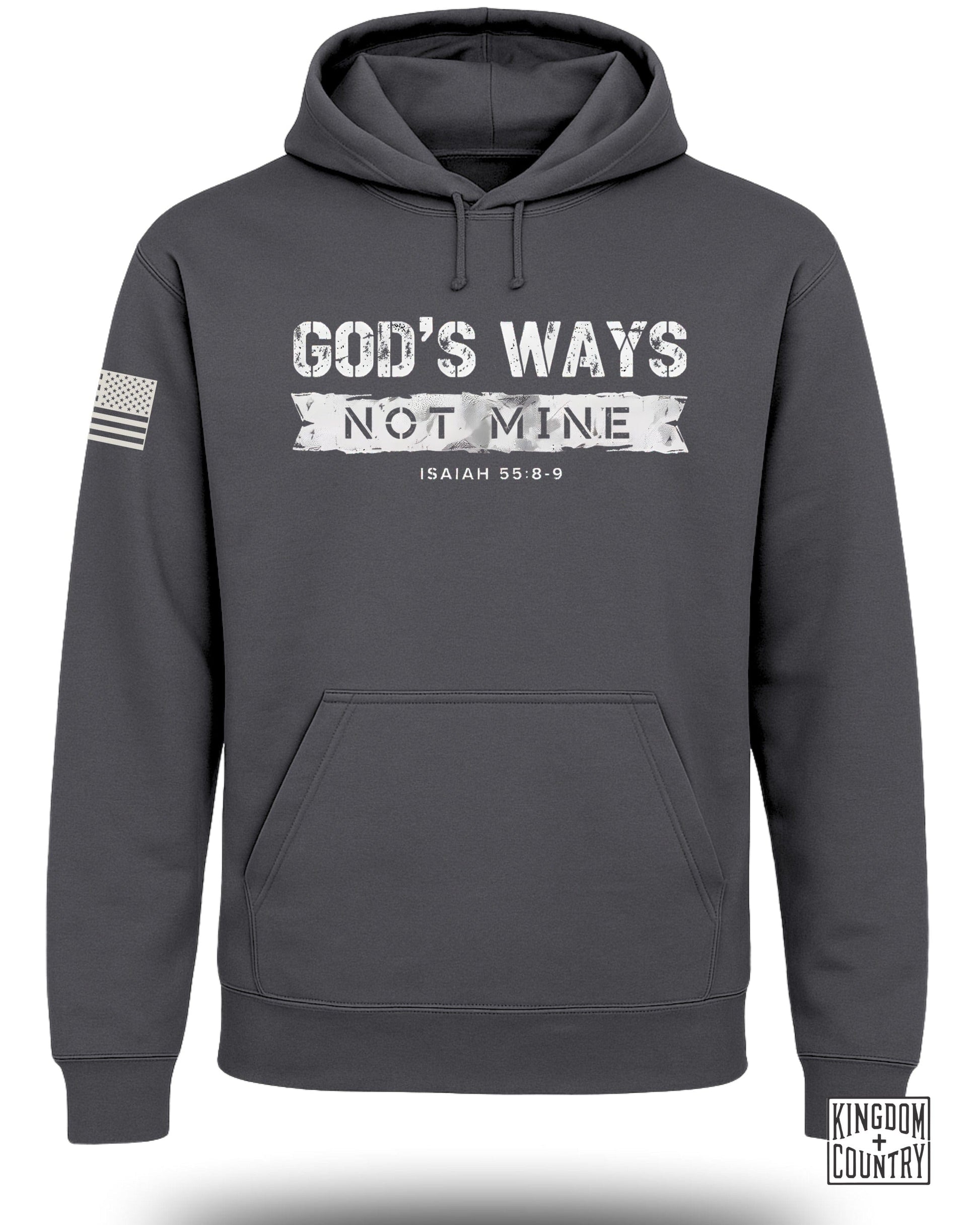 God's Ways Not Mine Hoodie Isaiah 55 8 9 Sweatshirt