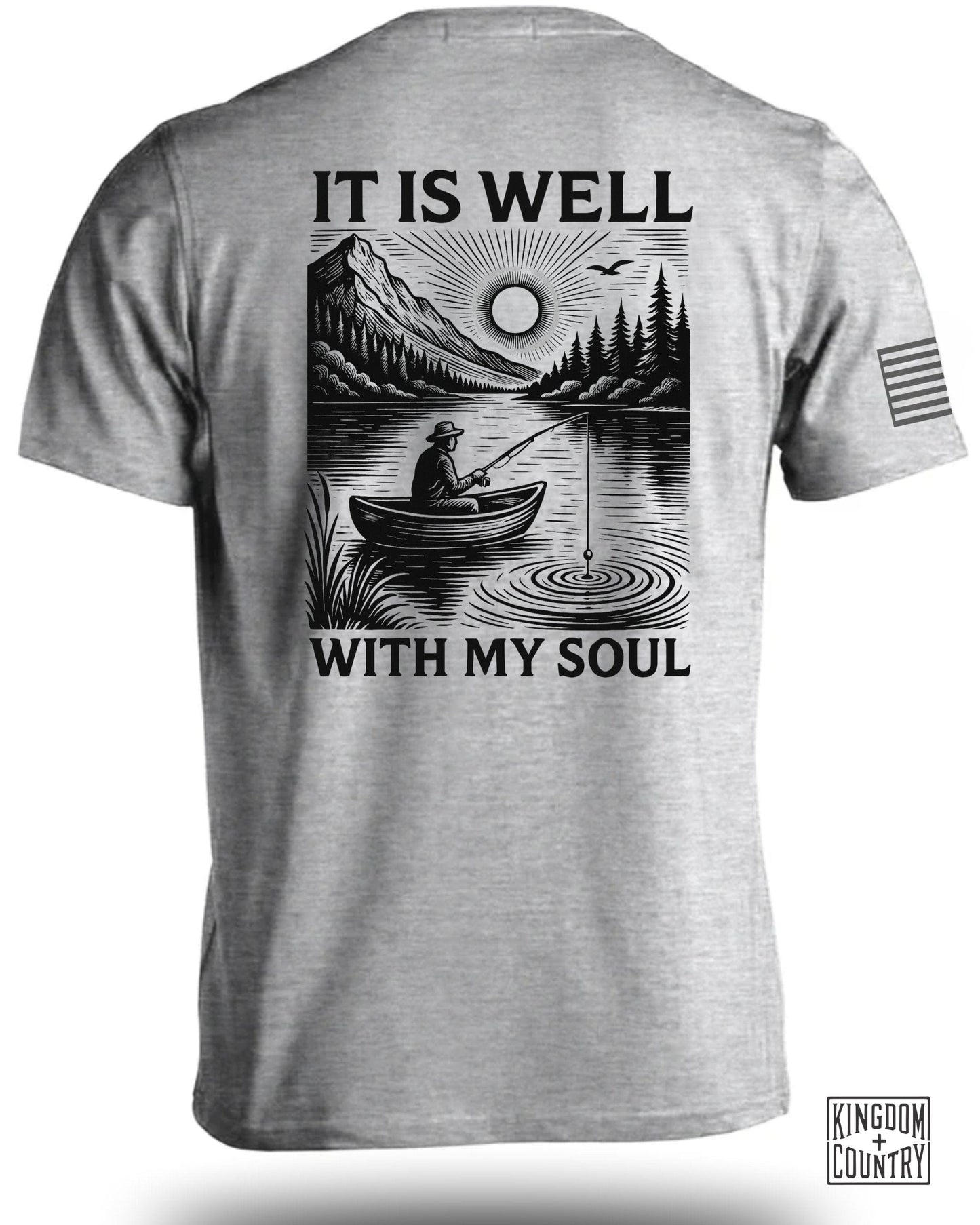 Inspirational Landscape 'It Is Well With My Soul' Shirt product