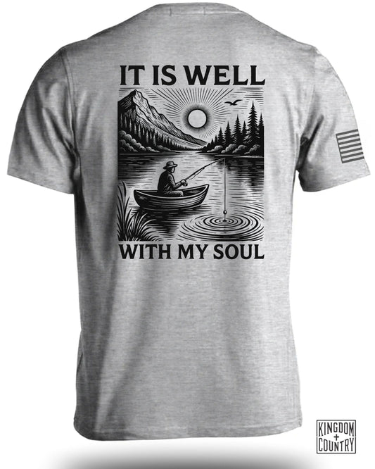 Inspirational Landscape 'It Is Well With My Soul' Shirt product