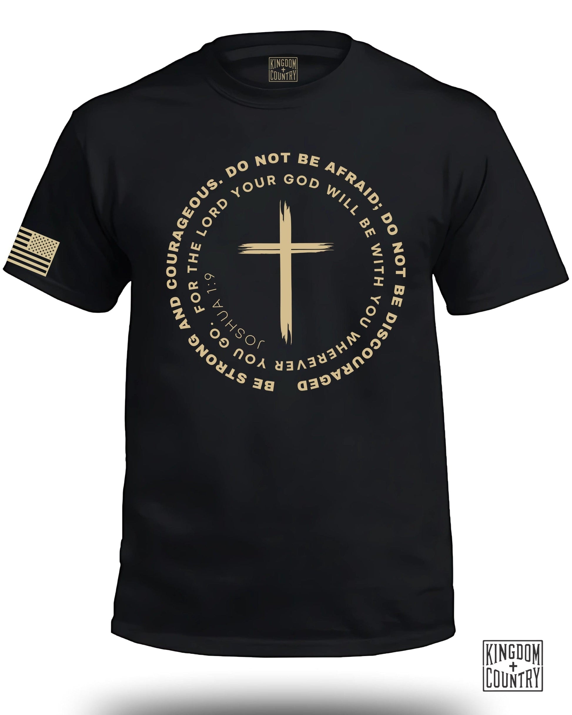 Be Strong and Courages Bible Verse T-shirt product