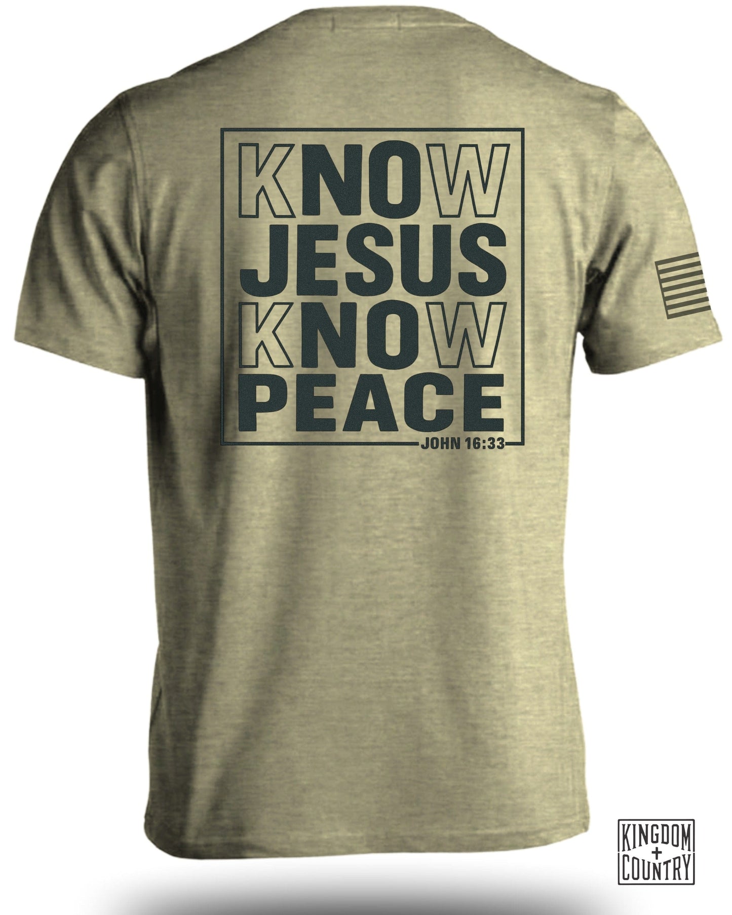 Know Jesus Know Peace John 16 33 Verse T-Shirt product